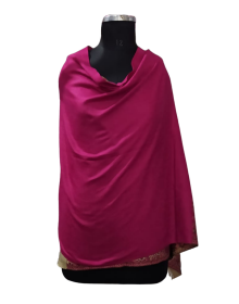 Women shawls self design  pink